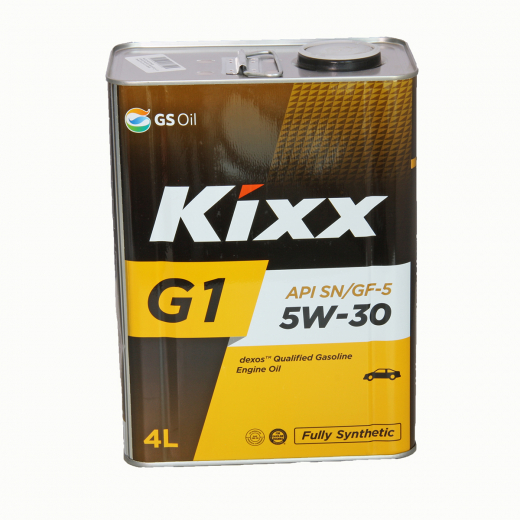 Масло моторное синтетическое 5W30 Kixx G1 Dexos1 SN/GF-5 4л.