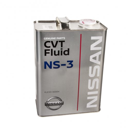 Масло трансмиссионное акпп Nissan 4л. CVT FLUID NS-3 , KLE53-00004