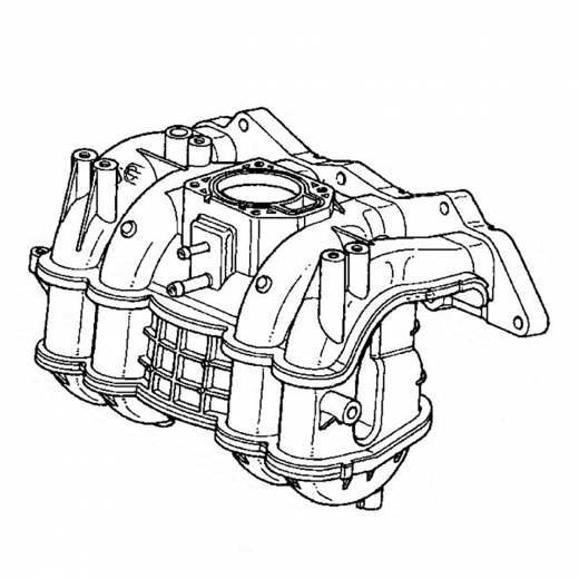 Коллектор впускной Honda Civic/ Ferio '00-'05/ Edix/ FR-V '04-'09/ Stream '00-'06 (D15B, D17A, D16V1, D17A6, D17A9, D17A8, D17A2) Контрактный