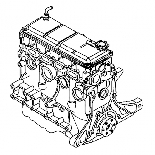 Двигатель контрактный Mazda/ Ford 1,3L B3-ME '98-'02