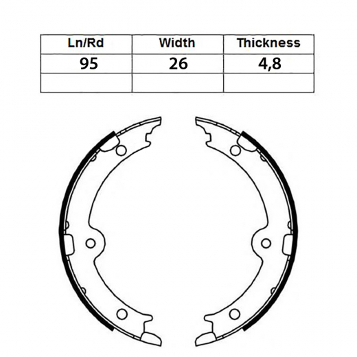 Колодки тормозные задние контрактные FN-0659 дисковые на ручник