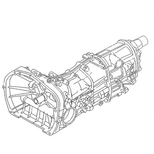 МКПП TY754VSBAB для Subaru Impreza '00-'07/ Legacy '97-'03 с ДВС (EJ20) контрактная ( 5 ступ. 4WD)