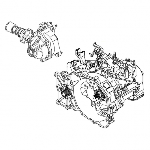 МКПП W5M421V6N1 для Mitsubishi Galant/ Legnum '96-'00 с ДВС (4G93 GDI) контрактная ( 5 ступ. 4WD)