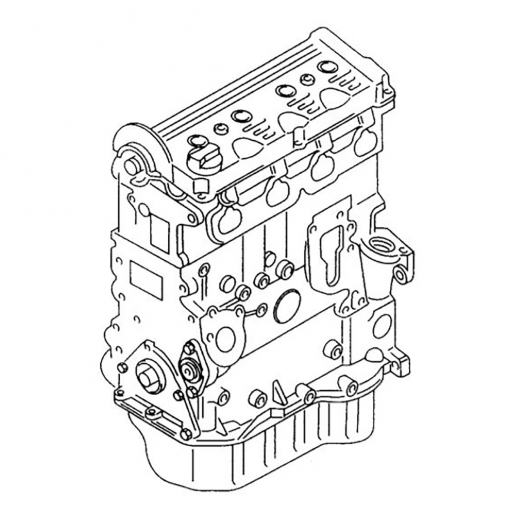 Двигатель контрактный Volkswagen/ Audi 1,8L APT