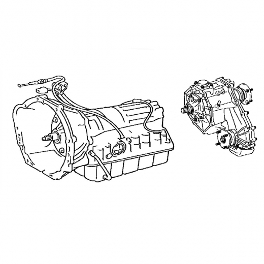 АКПП 30-40LE для Toyota Hilux Surf '95-'02 с ДВС (1KZ-TE) контрактная ( 4 ступ. 4WD)
