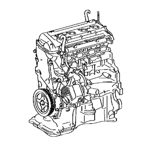Двигатель контрактный Toyota 1,5L 1NZ-FXE VVT-i '11-'17