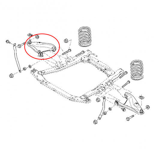 Рычаг передний Nissan Almera/ Ваз Largus '12-'21/ Renault Logan '04-'16/ Sandero '09-'14 правый нижний 2WD ASAM