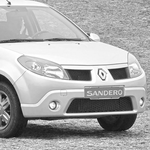 Бампер передний Renault Sandero '09-'14 Китай HB