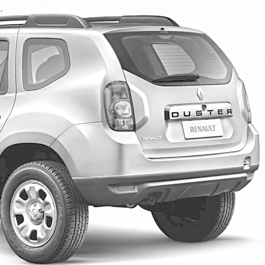 Бампер задний Renault Duster '11-'17 SAT (Китай)