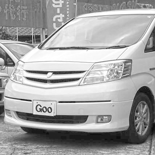 Капот Toyota Alphard '02-'08/ Alphard Hybrid '03-'11 контрактный