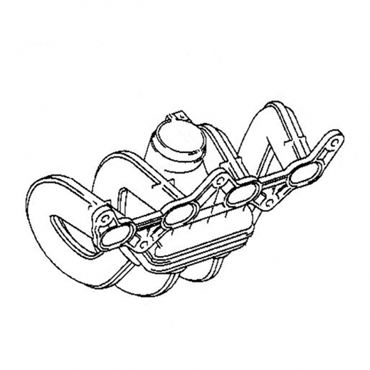 Коллектор впускной Toyota Vitz/ Platz '99-'05 (1SZ-FE) Контрактный