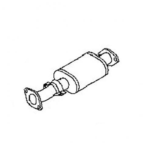 Резонатор/ средняя труба глушителя Nissan X-Trail '00-'03 (QR20DE) (передний) Контрактный