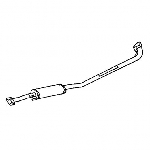 Резонатор/ средняя труба глушителя Toyota Windom/ Camry Gracia '96-'01/ Qualis '97-'02 (2MZ-FE, 1MZ-FE) 2WD Контрактный