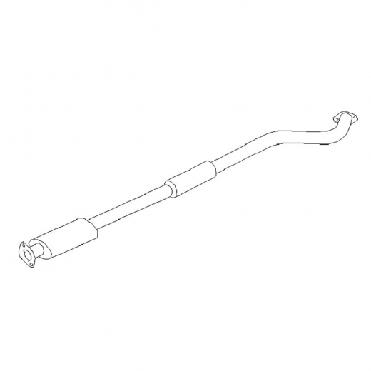 Резонатор/ средняя труба глушителя Subaru Legacy/ B4 '97-'03 (EJ204) Контрактный