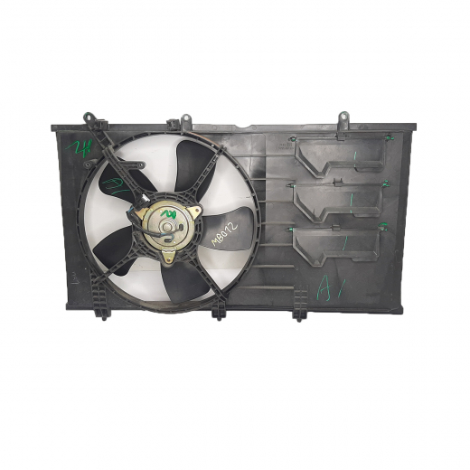 Вентилятор радиатора Mitsubishi Lancer/ Cedia '00-'10 (4G15, 4G93 GDI, 4G15 GDI) MT, CVT цельный 1 вентилятор контрактный