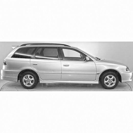 Стекло боковое в кузов Toyota Caldina '97-'02 заднее правое контрактный