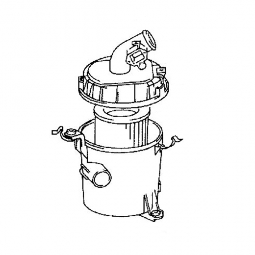 Корпус воздушного фильтра Toyota Granvia/ Grand Hiace '95-'02 (5VZ-FE) контрактный