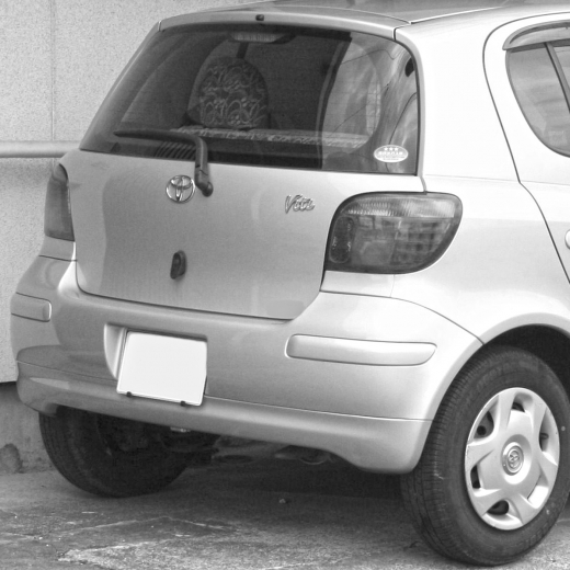 Бампер задний Toyota Vitz '01-'05/ Vitz Clavia '02-'05 нижняя часть контрактный