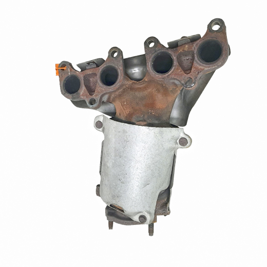 Коллектор выпускной Toyota Tercel/ Corsa/ Corolla II '94-'99/ Raum '97-'03 (5E-FE) 4WD (в сборе с катализатором) Контрактный