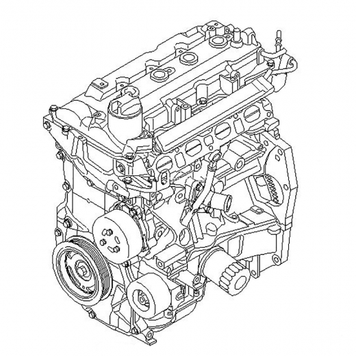 Двигатель Контрактный Nissan 1,6L HR16DE