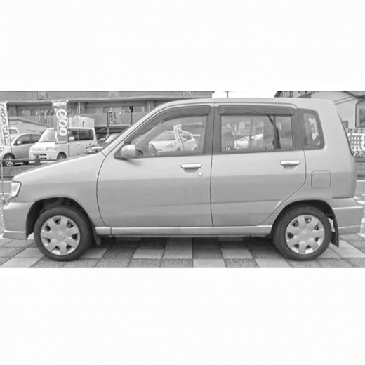 Стекло боковое в кузов Nissan Cube '98-'02 заднее левое контрактный