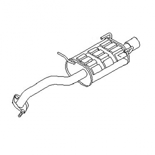 Глушитель Nissan Rnessa '97-'01 (SR20DE) 2WD Контрактный