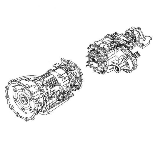 АКПП V5A517AA для Mitsubishi Pajero '99-'00 с ДВС (6G74 GDI) контрактная (5 ступ. 4WD) 