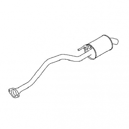 Глушитель Nissan Vanette/ NV200 '09-'18 (HR16DE) 2WD Контрактный