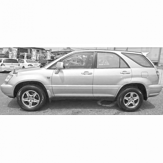 Стекло боковое в кузов Lexus RX/ Toyota Harrier '97-'03 заднее левое контрактный
