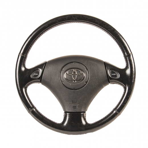 Руль Toyota Kluger '03-'07 Airbag (3 луча, кнопки кпп) Контрактный 08.2003 - 05.2007