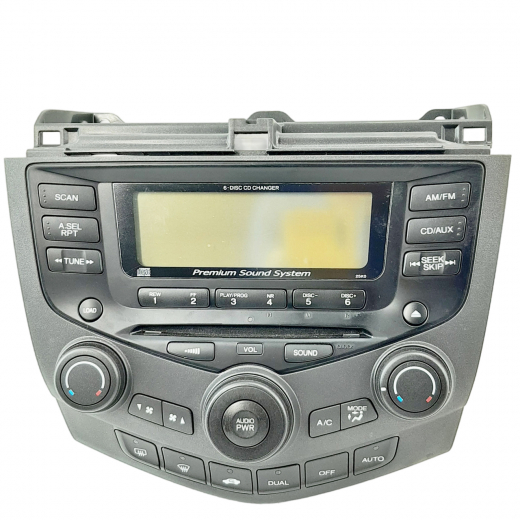Магнитофон/ мультимедиа система premium sound fm/ 6cd/ климат Honda Accord '02-'08 контрактная