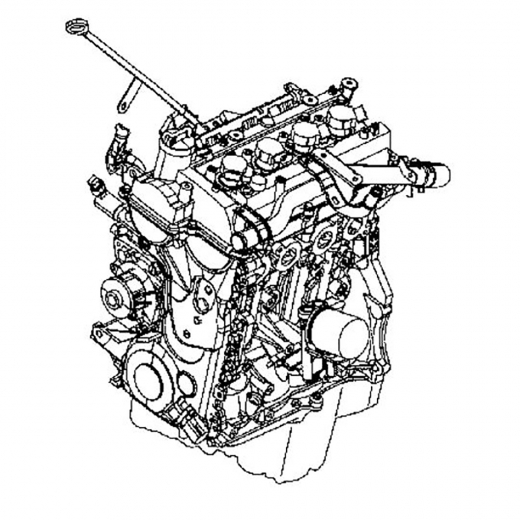 Двигатель контрактный Daihatsu/ Toyota 1,5L 3SZ-VE VVT-i продольный