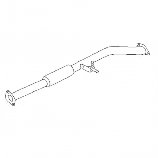 Резонатор/ средняя труба глушителя Subaru Impreza '00-'07 (EJ152, EJ161) Контрактный