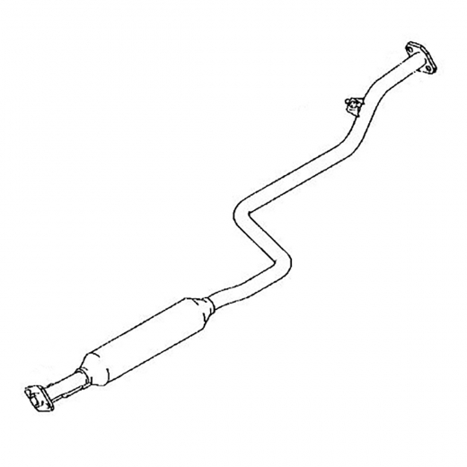 Резонатор/ средняя труба глушителя Mazda Capella '97-'02 (FP-DE, FS-DE, FS-ZE) 2WD Контрактный