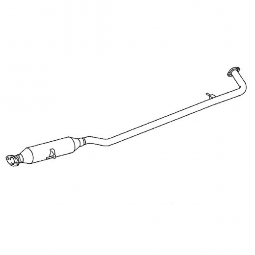 Резонатор/ средняя труба глушителя Toyota Camry '06-'11 (2AZ-FE, 2AZ-FXE) 2WD Контрактный