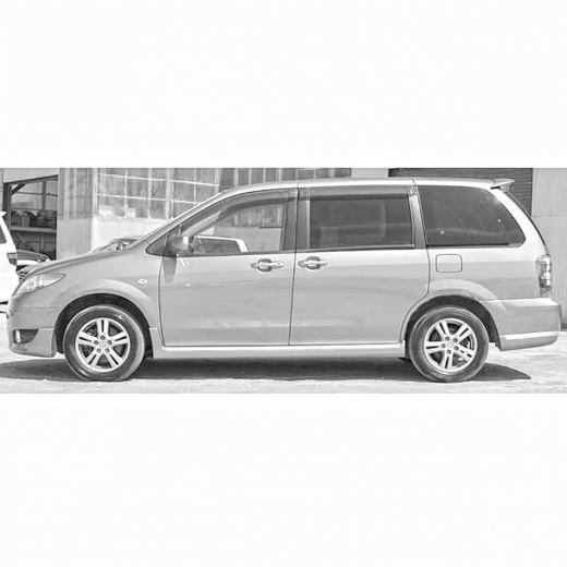 Стекло боковое в кузов Mazda MPV '99-'06 заднее левое контрактный