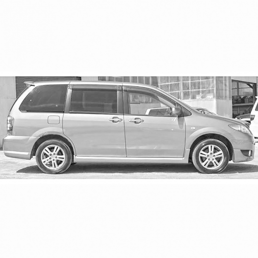 Стекло боковое в кузов Mazda MPV '99-'06 заднее правое контрактный