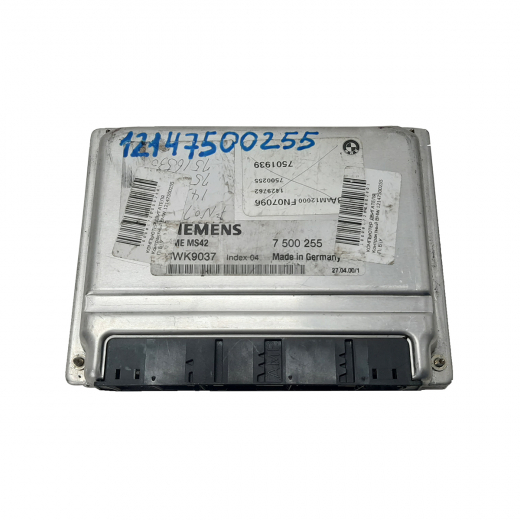 Компьютер двигателя BMW 3 Series '98-'06 (M50B20-206S2, M54B22-226S1, M52B20-206S4, M52B25-256S4, M52B28-286S2) 2WD контрактный 12147500255