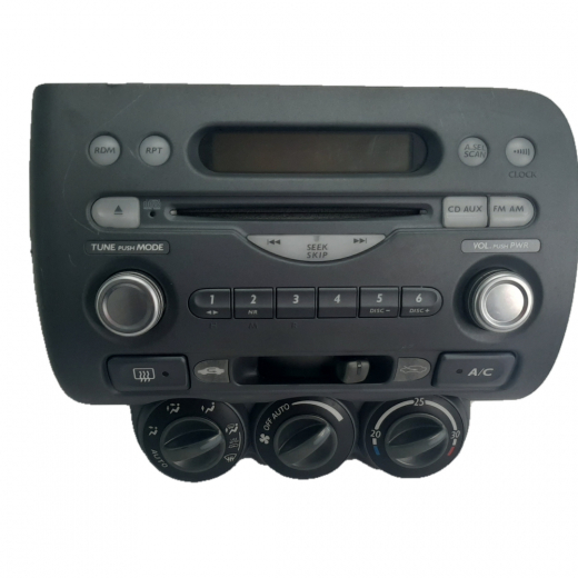 Магнитофон/ мультимедиа система fm/ cd/ aux/ климат Honda Fit '01-'04 контрактная