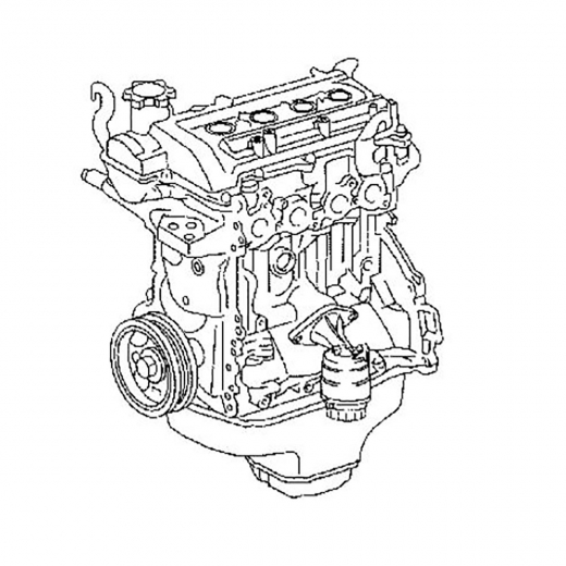 Двигатель контрактный Daihatsu Boon/ Toyota Passo/ bB 1,3L K3-VE VVT