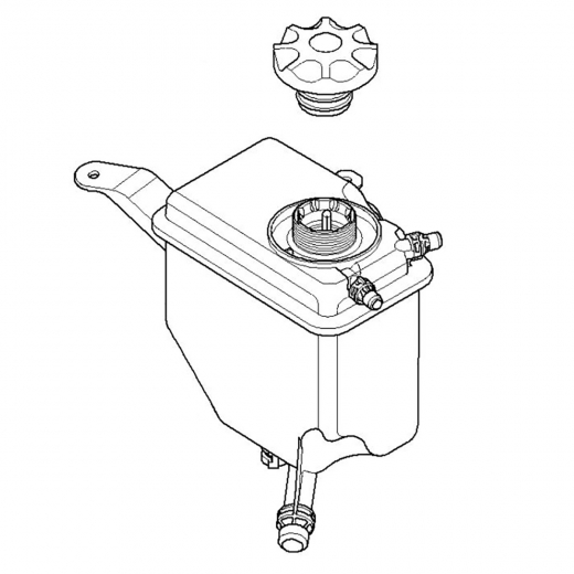 Бачок расширительный BMW 5 Series '03-'10/ 6 Series '04-'10 Контрактный