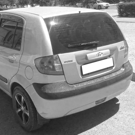 Бампер задний Hyundai Getz '05-'09 контрактный HB