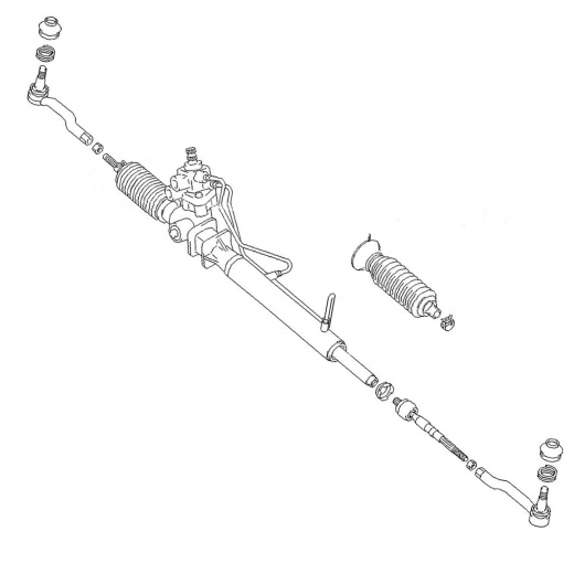 Рейка рулевая Suzuki Escudo/ Grand Escudo '03-'05 контрактная правый руль 4WD