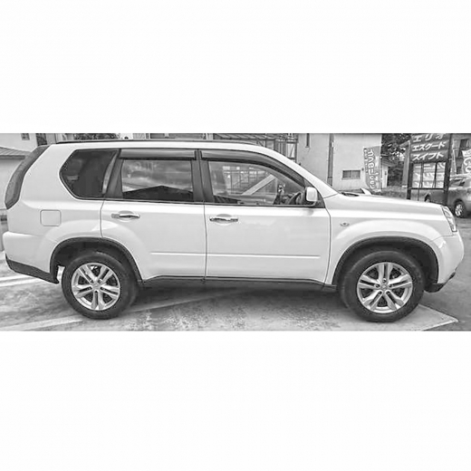 Стекло боковое в кузов Nissan X-Trail '07-'15 заднее правое контрактное