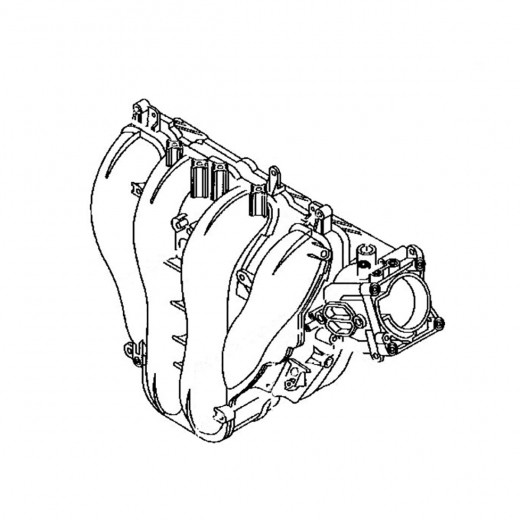 Коллектор впускной Mazda 6/ Atenza '05-'08/ MPV '06-'16/ Biante '08-'19 (L3-VE) Контрактный