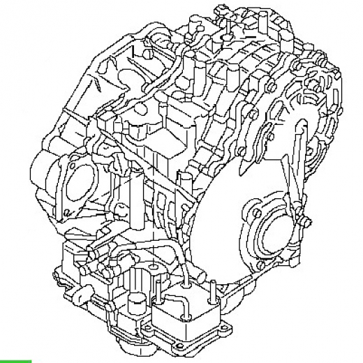 Вариатор (CVT) RE0F09A для Nissan Presage '03-'09 с ДВС (VQ35DE) контрактная (2WD)