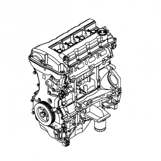 Двигатель контрактный Mitsubishi/ Citroen/ Peugeot 2,0L 4B11 MIVEC