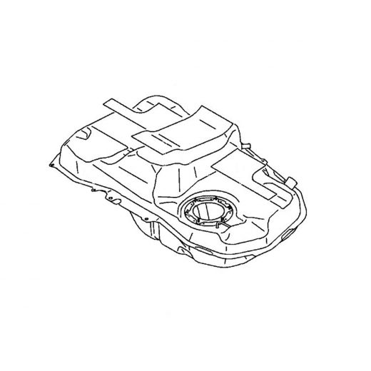 Топливный бак (бензобак) Mitsubishi Lancer '07-'17/ Galant Fortis '07-'15 (4A91, 4B10, 4B11, 4A92, 4N13, 4J10) 2WD контрактный
