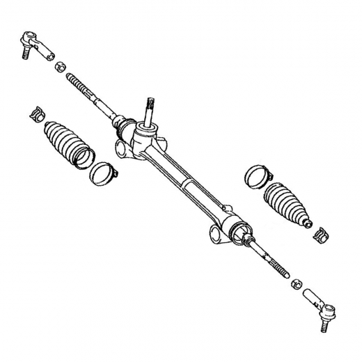 Рейка рулевая Toyota Noah/ Voxy '07-'19 контрактная правый руль 4WD