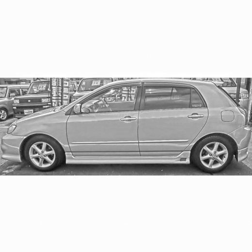 Накладки на порог Toyota Corolla Sedan/ Fielder '00-'06/ Runx/ Allex '01-'06 комплект (Elegant Sports) Контрактный